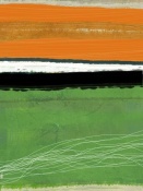 NAXART Studio - Orange And Green Abstract 1