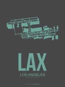 NAXART Studio - LAX Los Angeles Poster 2