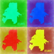 NAXART Studio - Atlanta Pop Art Map 2