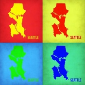NAXART Studio - Seattle Pop Art Map 1
