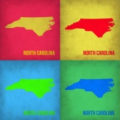 NAXART Studio - North Carolina Pop Art Map 1