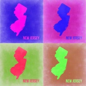 NAXART Studio - New Jersey Pop Art Map 2