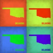 NAXART Studio - Oklahoma Pop Art Map 1