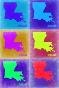 NAXART Studio - Louisiana Pop Art Map 2