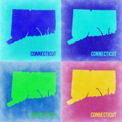 NAXART Studio - Connecticut Pop Art Map 2
