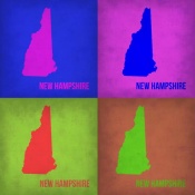 NAXART Studio - New Hampshire Pop Art Map 1