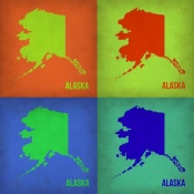 NAXART Studio - Alaska Pop Art Map 1