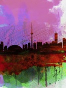 NAXART Studio - Toronto Watercolor Skyline