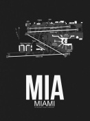 NAXART Studio - MIA Miami Airport Black