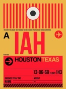 NAXART Studio - IAH Houston Luggage Tag 1
