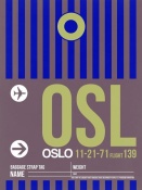 NAXART Studio - OSL Oslo Luggage Tag 2