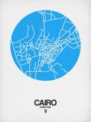NAXART Studio - Cairo Street Map Blue