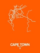 NAXART Studio - Cape Town Street Map Orange