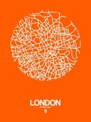 NAXART Studio - London Street Map Orange