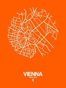 NAXART Studio - Vienna Street Map Orange
