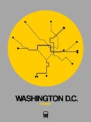 NAXART Studio - Washington D.C. Yellow Subway Map