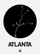 NAXART Studio - Atlanta Black Subway Map