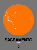 NAXART Studio - Sacramento Orange Subway Map