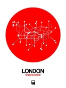 NAXART Studio - London Red Subway Map