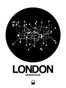 NAXART Studio - London Black Subway Map