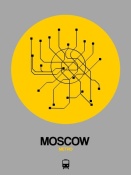 NAXART Studio - Moscow Yellow Subway Map