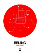 NAXART Studio - Beijing Red Subway Map