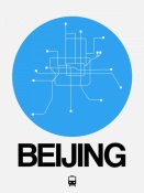 NAXART Studio - Beijing Blue Subway Map