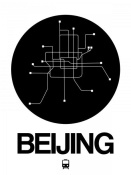 NAXART Studio - Beijing Black Subway Map