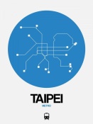 NAXART Studio - Taipei Blue Subway Map