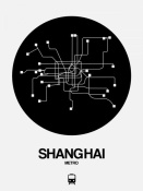 NAXART Studio - Shanghai Black Subway Map
