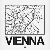 NAXART Studio - White Map of Vienna